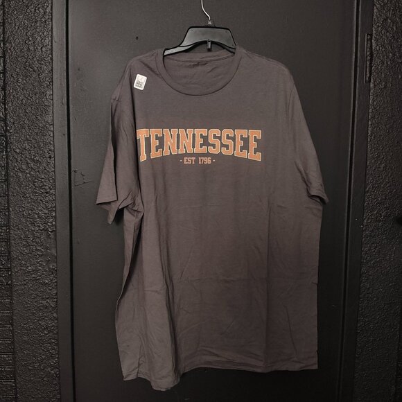 Tennessee EST 1796 Vintage Style T-Shirt - Brown/Gray - Size 2XL - NWT - Picture 1 of 4